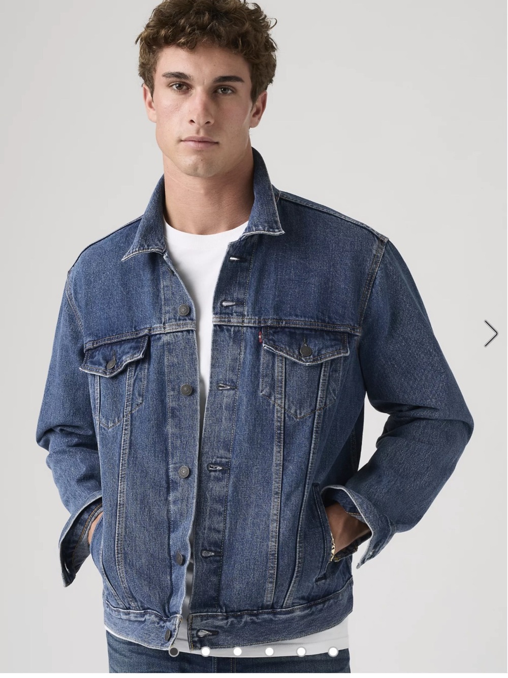 Levi's Blue Denim Jacket (see description)